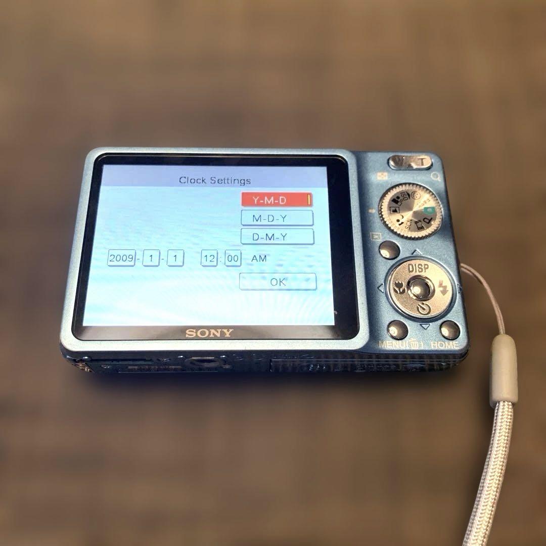 【美品】SONY サイバーショットW220 ライトブルー　付属品有　箱無