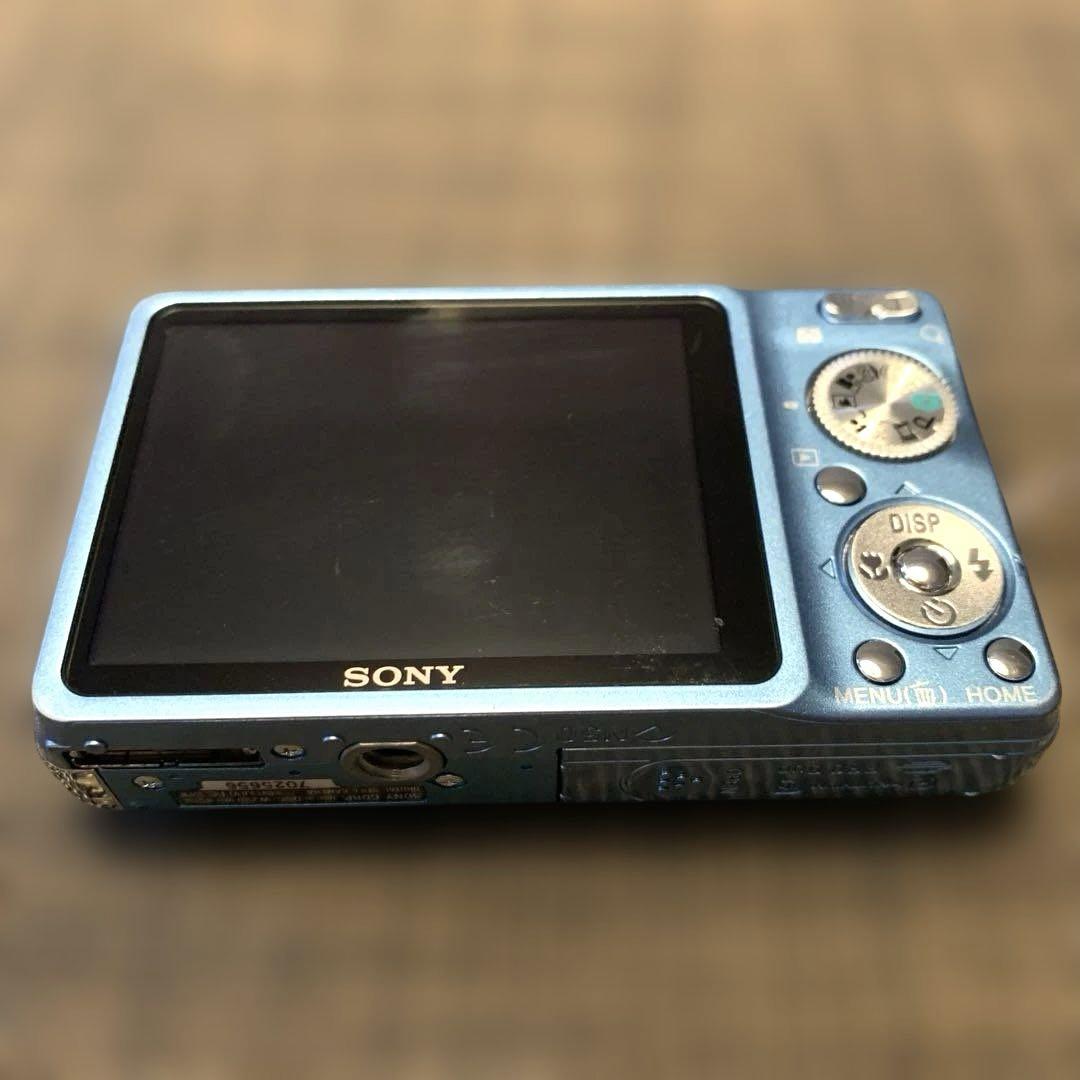 【美品】SONY サイバーショットW220 ライトブルー　付属品有　箱無