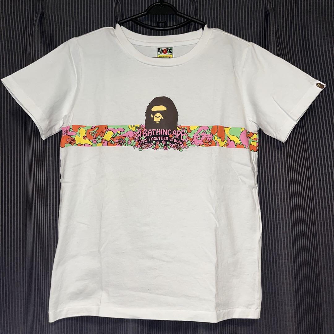 A BATHING APE ホワイト Tシャツ Sサイズ A BATHING APE Tシャツ Sサイズ ホワイト - メルカリ