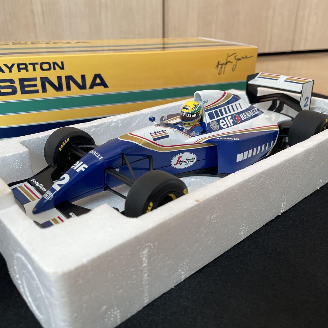 【ミニチャンプス】ウィリアムズFW16 アイルトン・セナ ミニカー 1:18