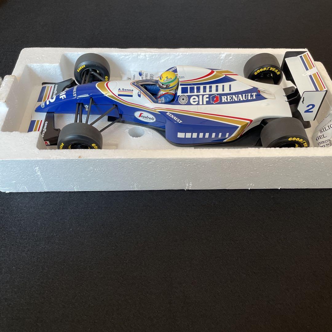 【ミニチャンプス】ウィリアムズFW16 アイルトン・セナ ミニカー 1:18