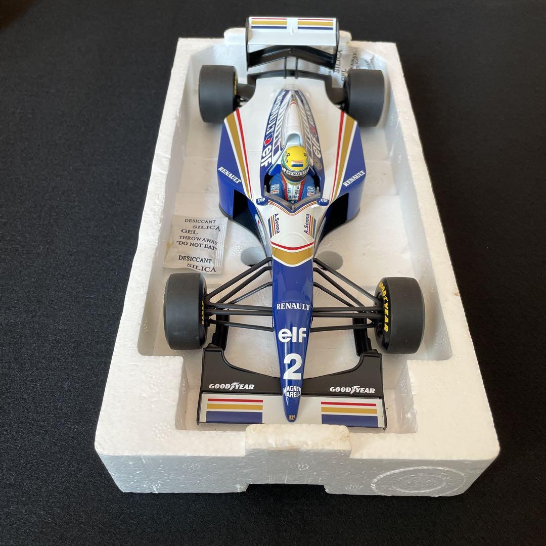 【ミニチャンプス】ウィリアムズFW16 アイルトン・セナ ミニカー 1:18