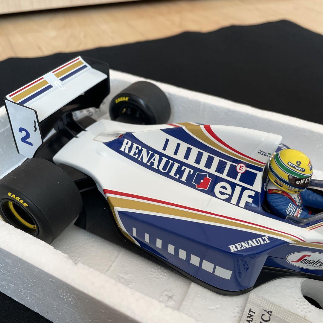 【ミニチャンプス】ウィリアムズFW16 アイルトン・セナ ミニカー 1:18