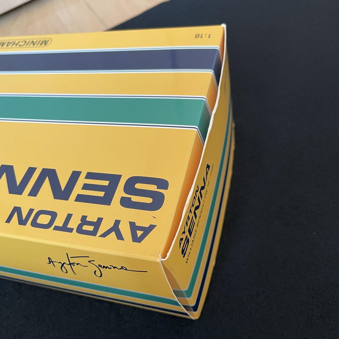 【ミニチャンプス】ウィリアムズFW16 アイルトン・セナ ミニカー 1:18