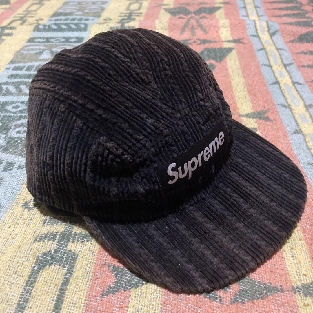 USA製　SUPREME CAP シュプリーム　コーデュロイ　キャップ
