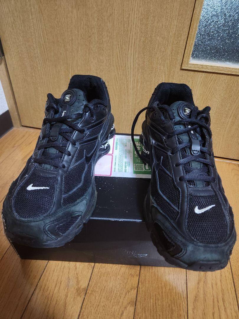 靴 NIKE SHOX RIDE 2 SP SUPREME BLACK 28.0