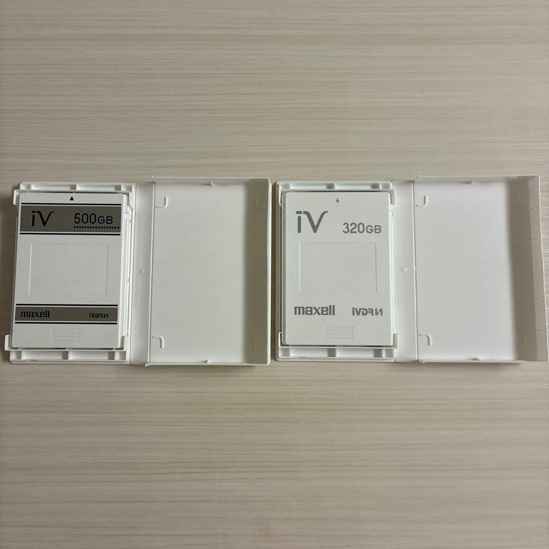 maxell iVDR-S 500GB 320GB セット ケース付