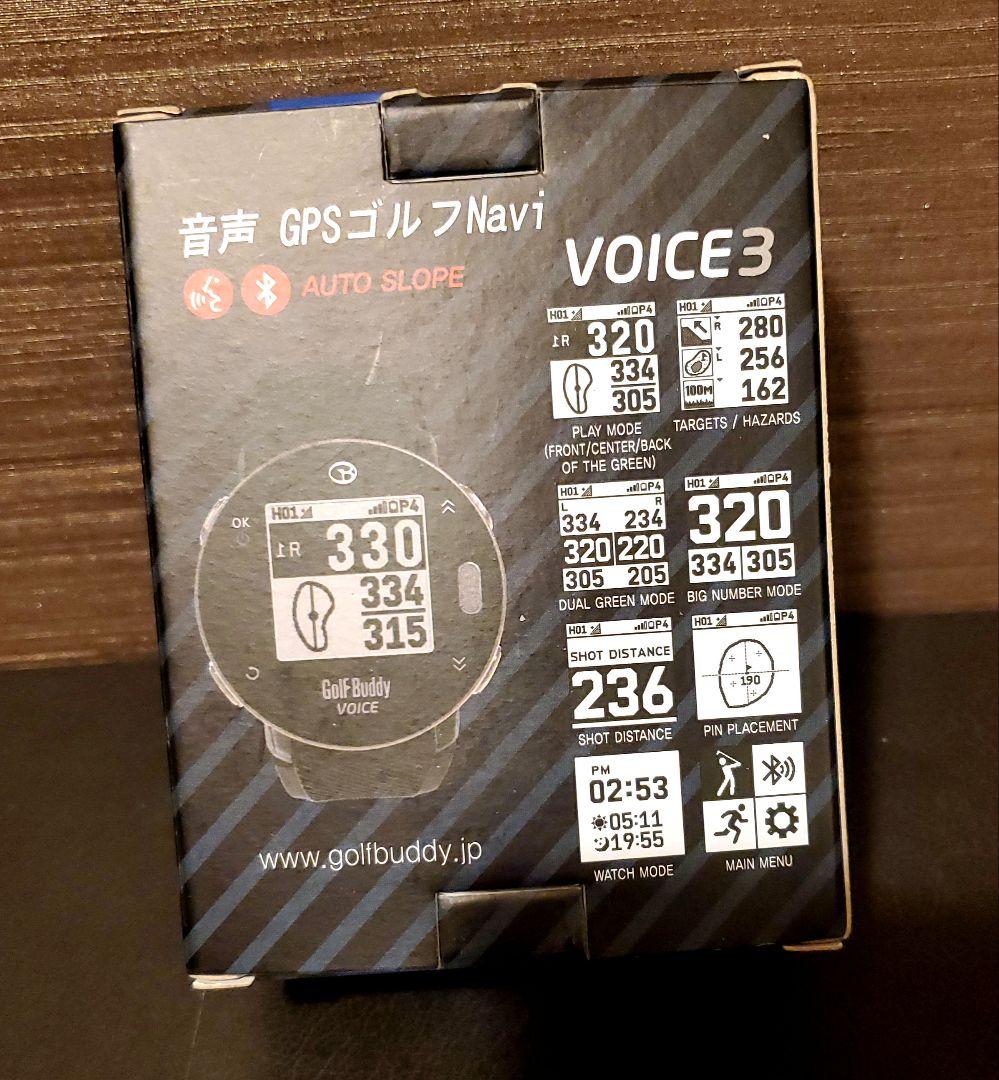 【週末特別価格】GOLF BUDDY VOICE 3 GPSナビ ウォッチタイプ
