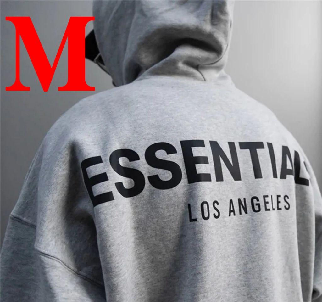 FOG Essentials エッセンシャルズ LA限定 パーカー グレー M
