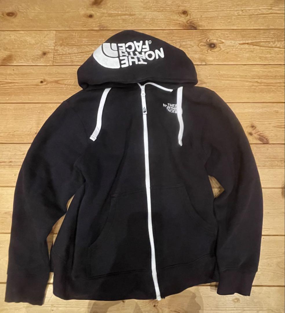 THE NORTH FACE 黒フルジップパーカー - メルカリ