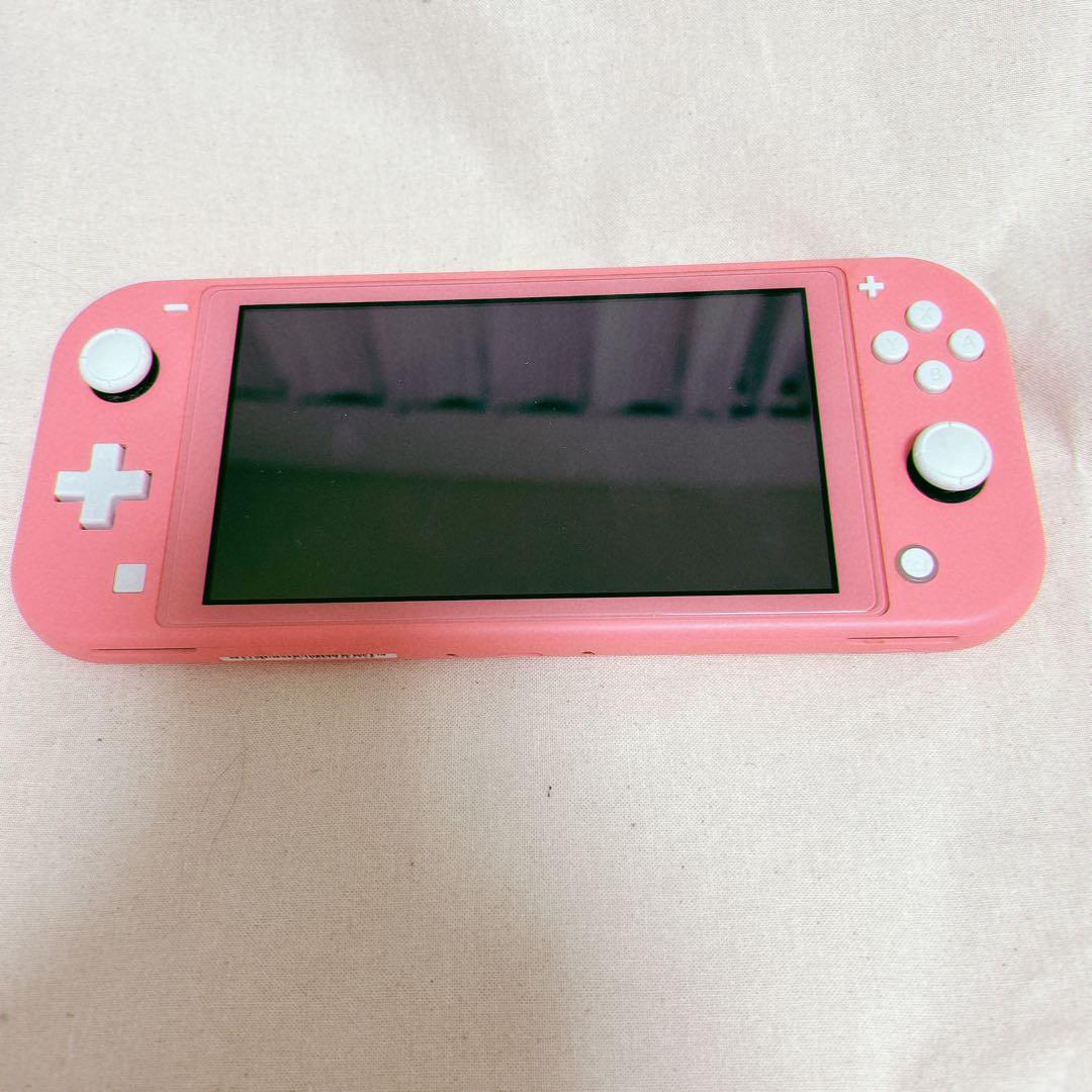 Nintendo Switch Lite ピンク 本体 充電器　箱付き