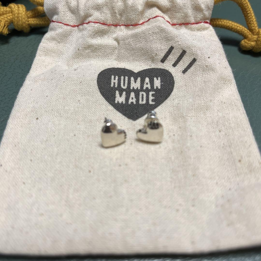 HUMAN MADE Heart Silver Earring レディース ピアス(両耳用) 品数豊富