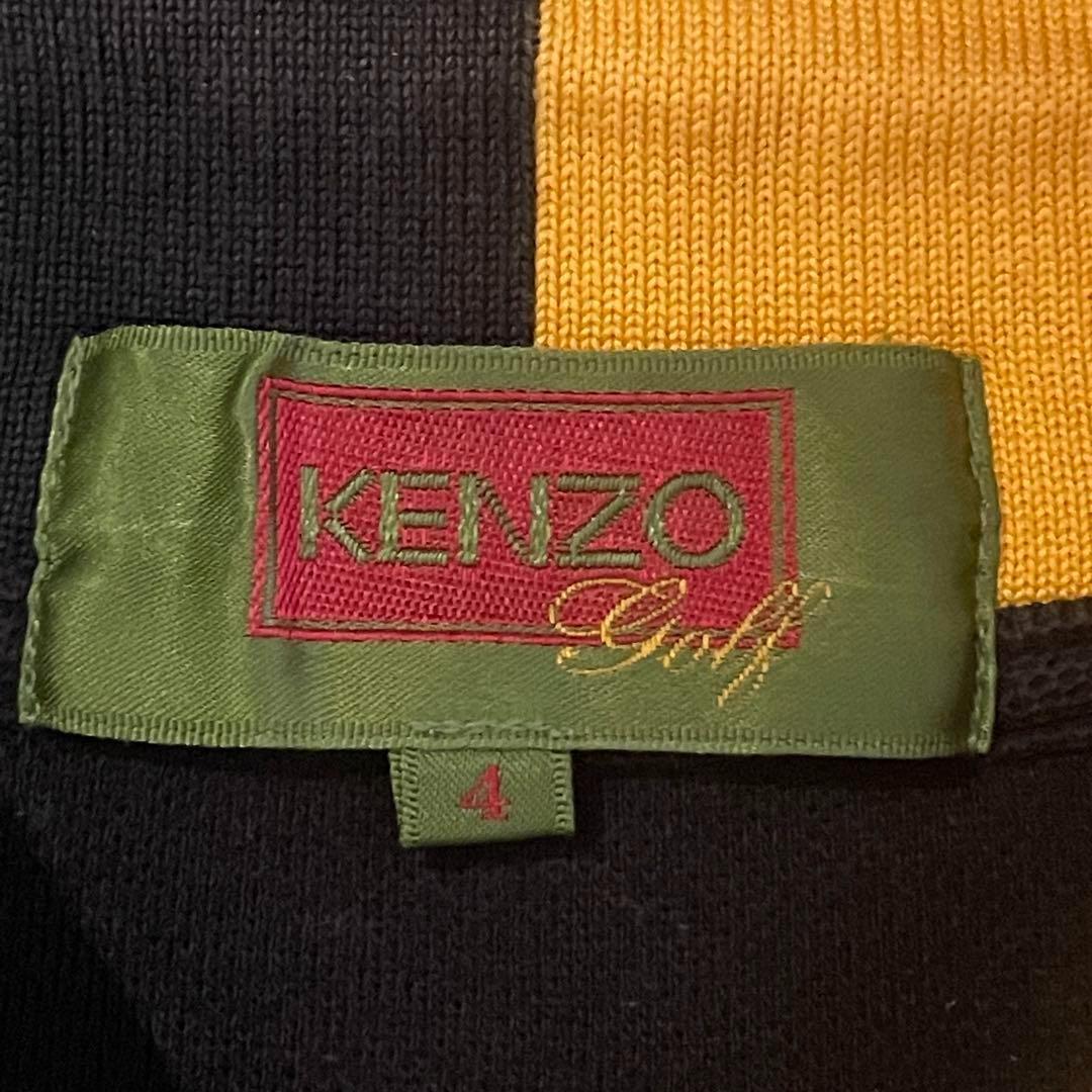 KENZO golf 半袖 ポロシャツ 切替 刺繍ロゴ XLぐらい | www