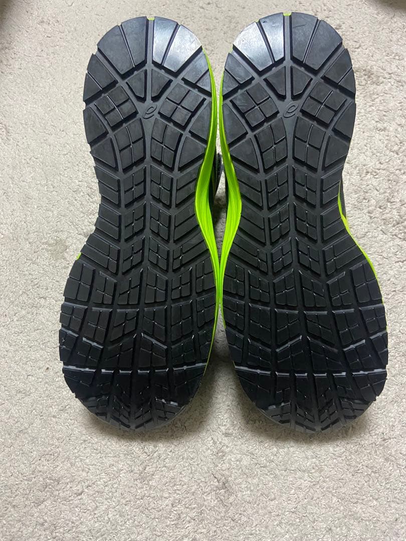 asics 安全靴 黒/黄緑 JSAA認定 asics 安全靴 黒/黄緑 JSAA認定