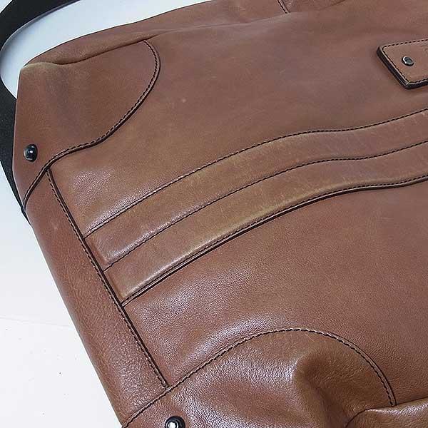 【TOD’S】レザー トートバッグ 取外し式ショルダー