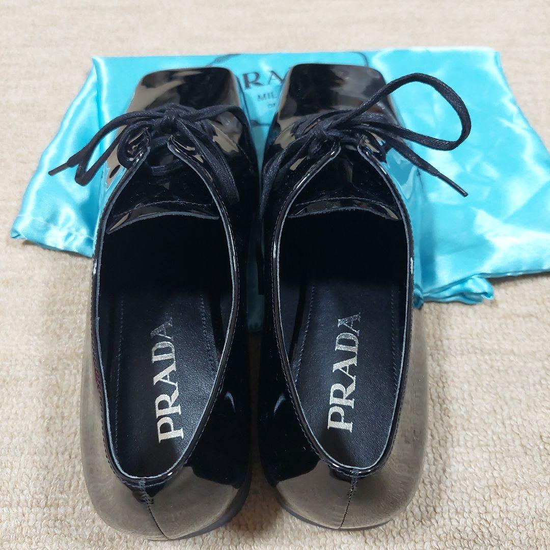 PRADA　エナメル　シューズ　36.5 PRADA エナメルシューズ サイズ36.5