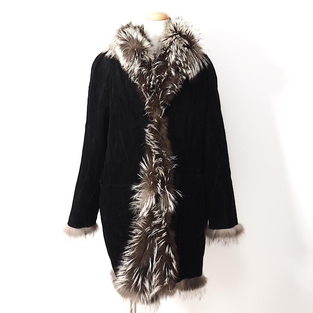 フォックス FOX フォックスファー レザー コート