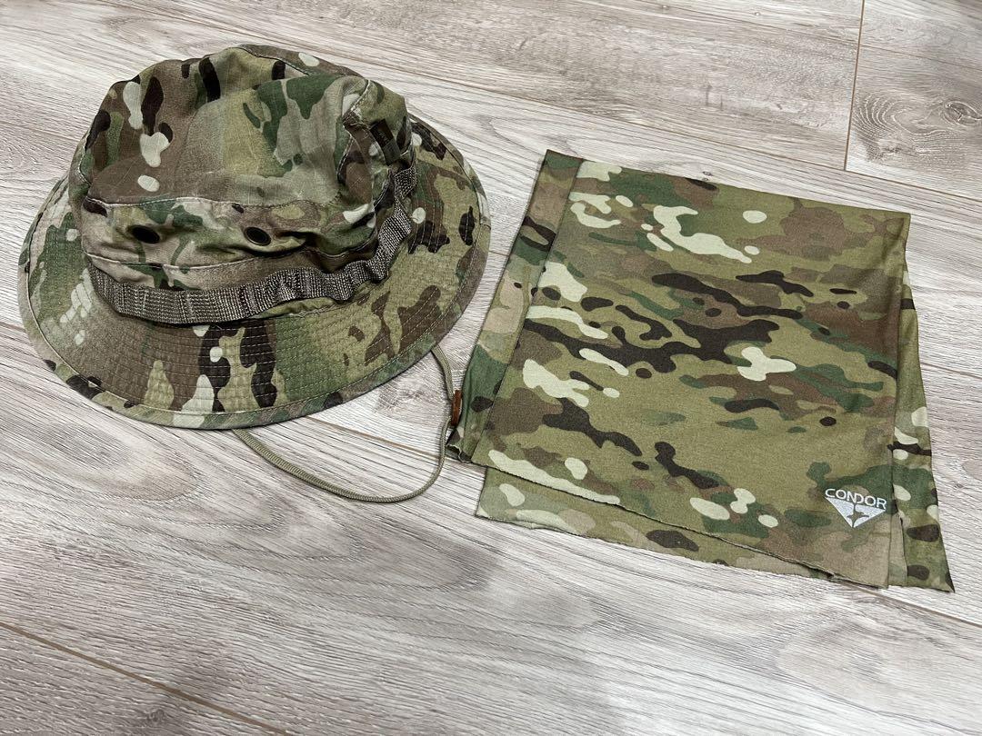 エマーソン CRYE マルチカム上下セット XLサイズ ブー二ーハット付き