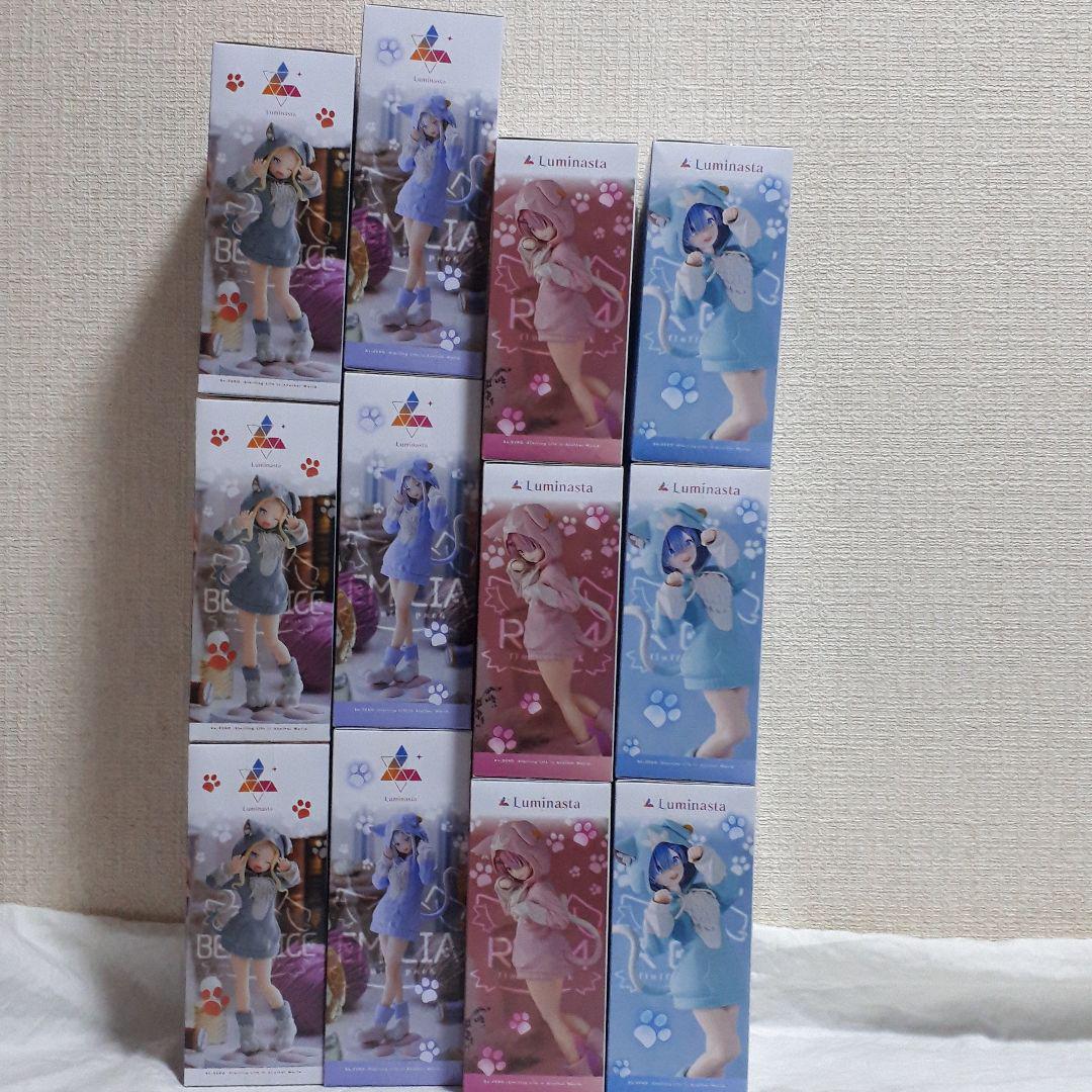 Re ゼロから始める異世界生活　ルミナスタ もふもふパック 12体セット！ Re ゼロから始める異世界生活 ルミナスタ もふもふパック 12体
