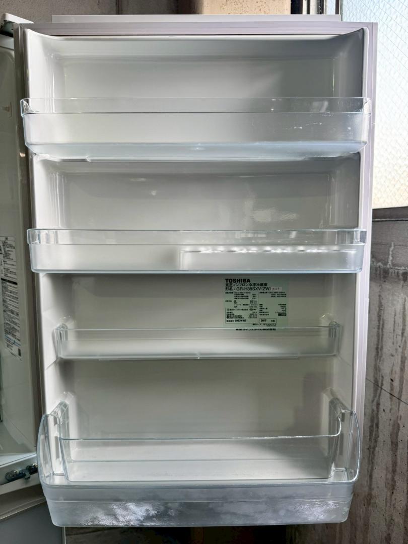 大阪送料無料★3か月保障付★2017年★GR-H38SXV(ZW)★IR-169 大阪送料無料★3か月保障付★2017年★GR-H38SXV(ZW)★IR-169