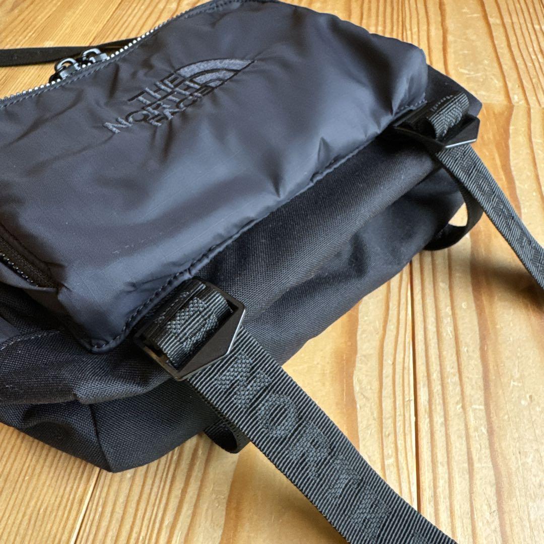 【極美品】THE NORTH FACE パープル ショルダーバッグ ブラック☆