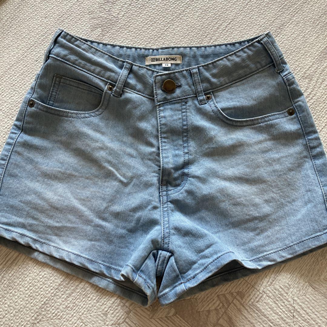 水着　デニムハーフパンツ