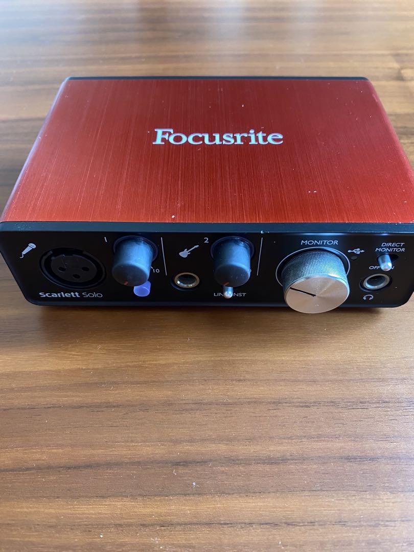 Focusrite scarlett solo