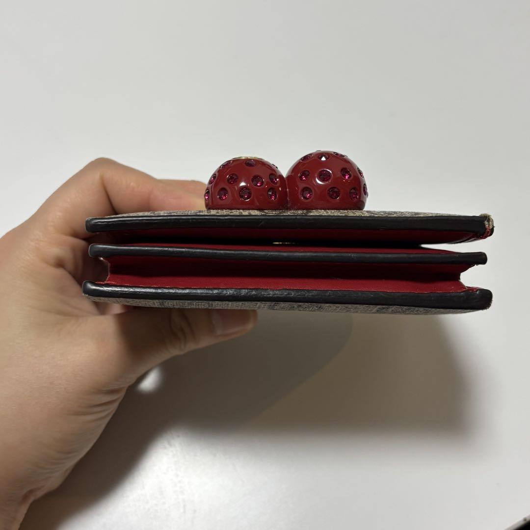GUCCI さくらんぼ 財布 購入レシート有り Gucci グッチ さくらんぼ 財布