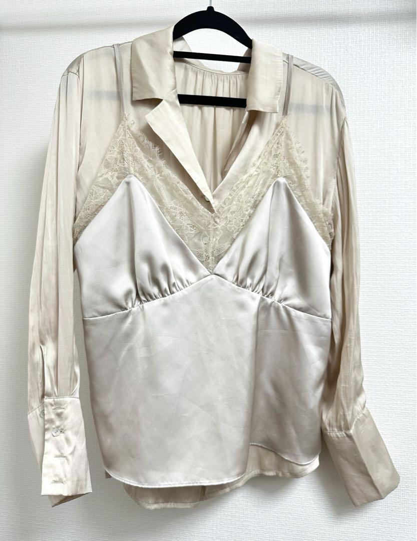 値下げ中*Ameri vintage PARFAIT LAYERED SHIRT