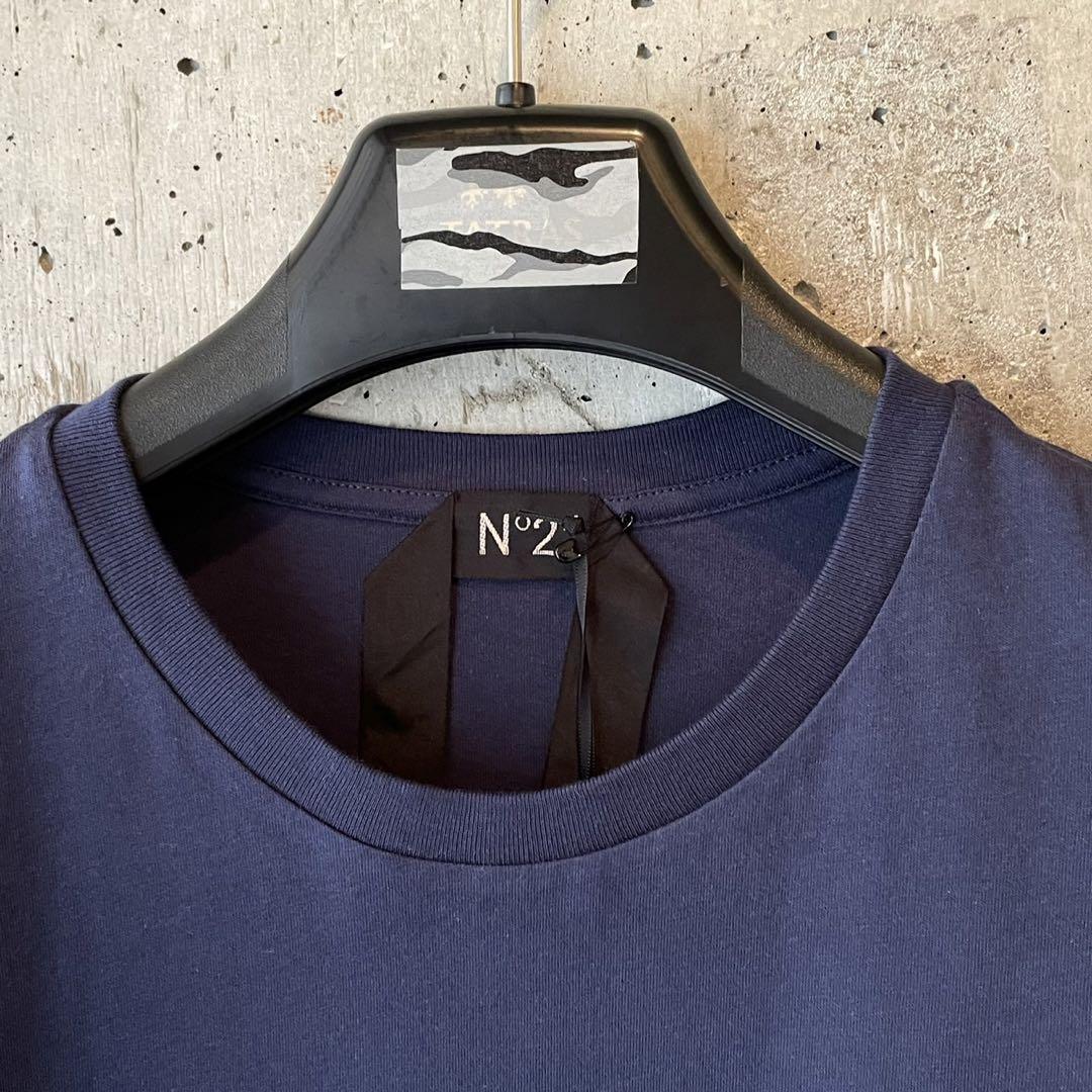 おトク情報がいっぱい! N°21 ヌメロヴェントゥーノ Tシャツ ネイビー
