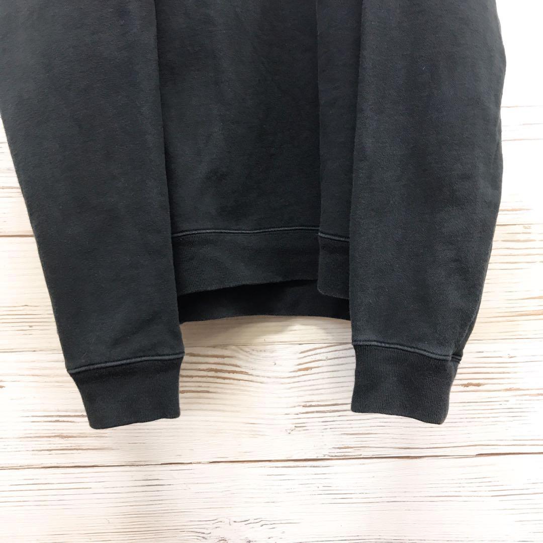 希少》ステューシー STUSSY☆スウェット M デカロゴ 黒色 SW459