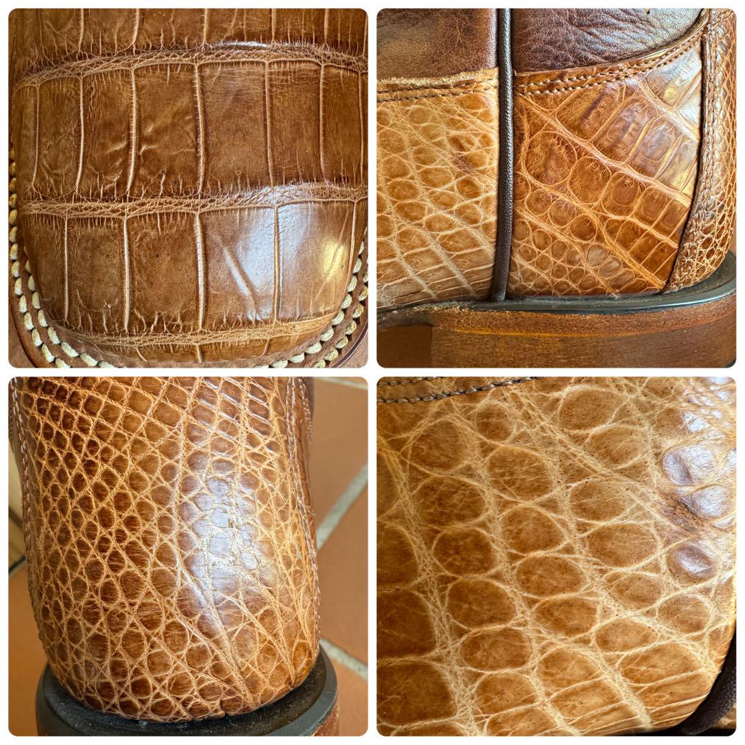 Tony Lama トニーラマ ウエスタンブーツ レザー リアルクロコ