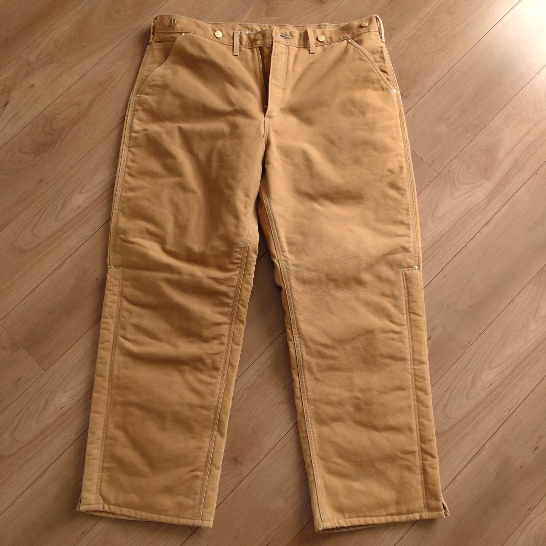 Carhartt ダック地ワークパンツ/裏地付き 古着/実寸W40L31