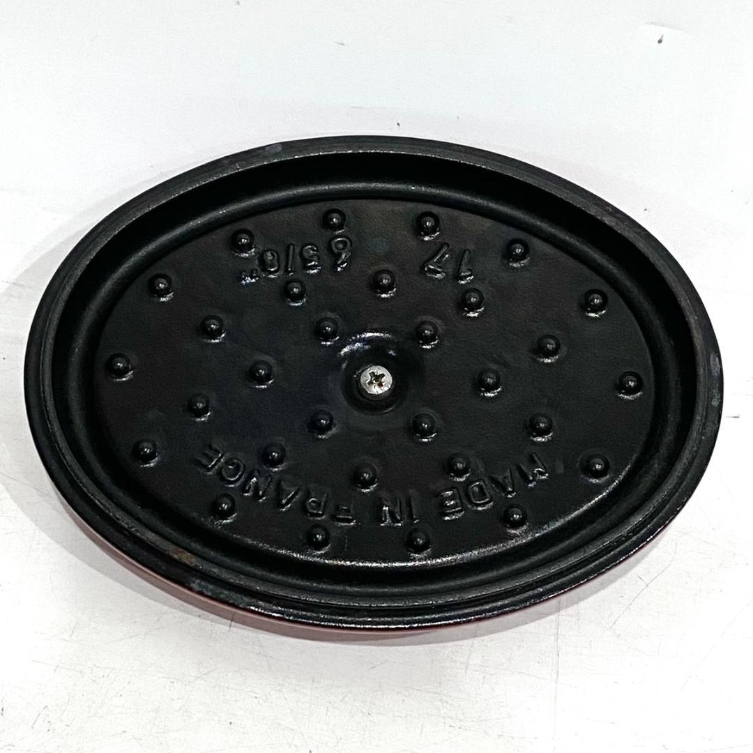 STAUB ストウブ 鍋 ピコ ココット オーバル チェリー 17cm