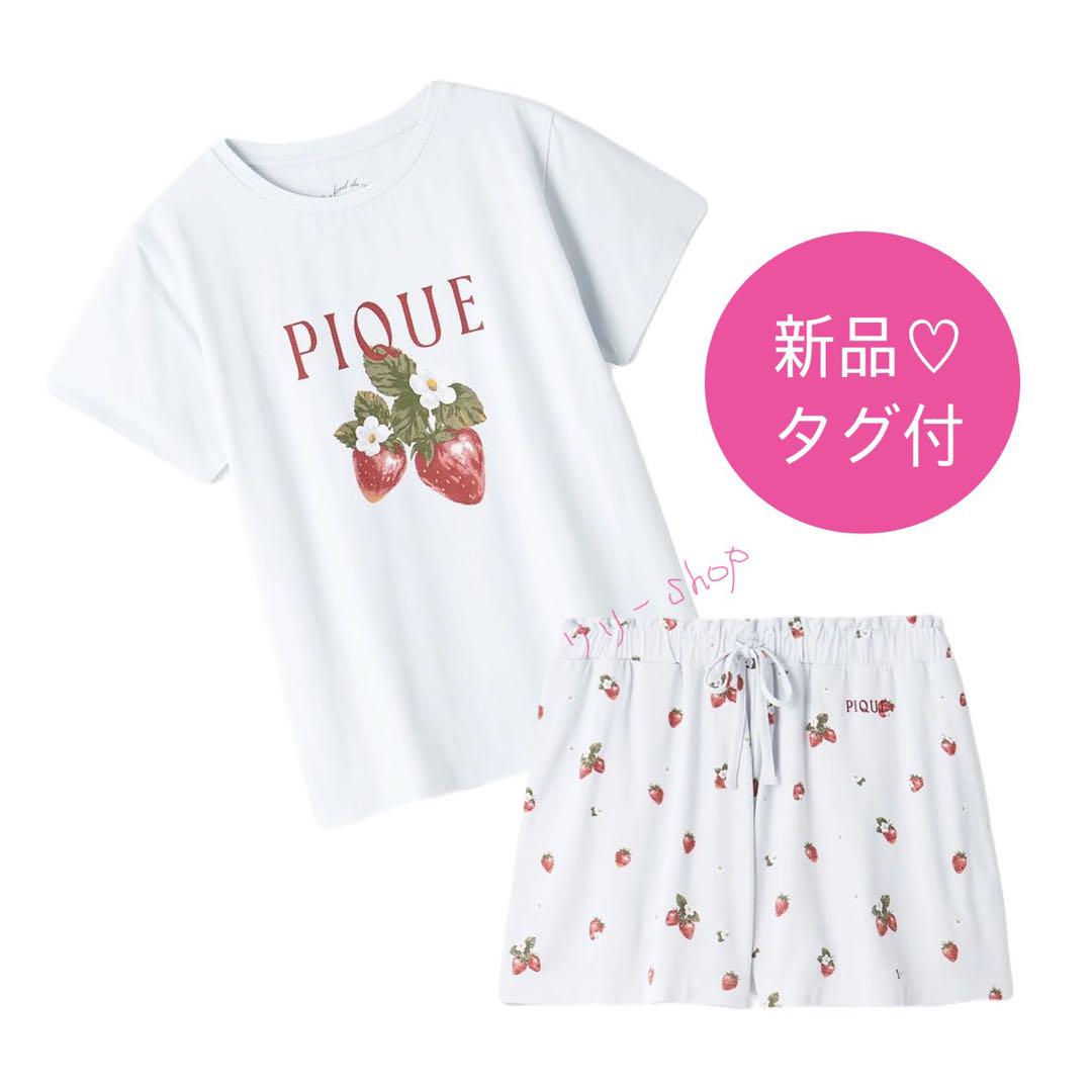 新品タグ付♡ ジェラートピケ いちごワンポイントTシャツ