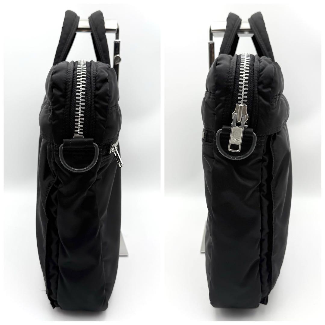 希少 極美品 ポーター タンカー 2way ブリーフケース 黒