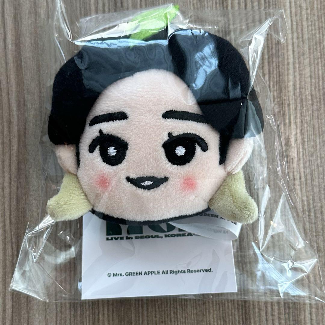 韓国限定 Mrs. GREEN APPLE ぬいぐるみキーリング 大森元貴 韓国限定 ミセスグリーンアップル ソウルコン キーリング 大森元