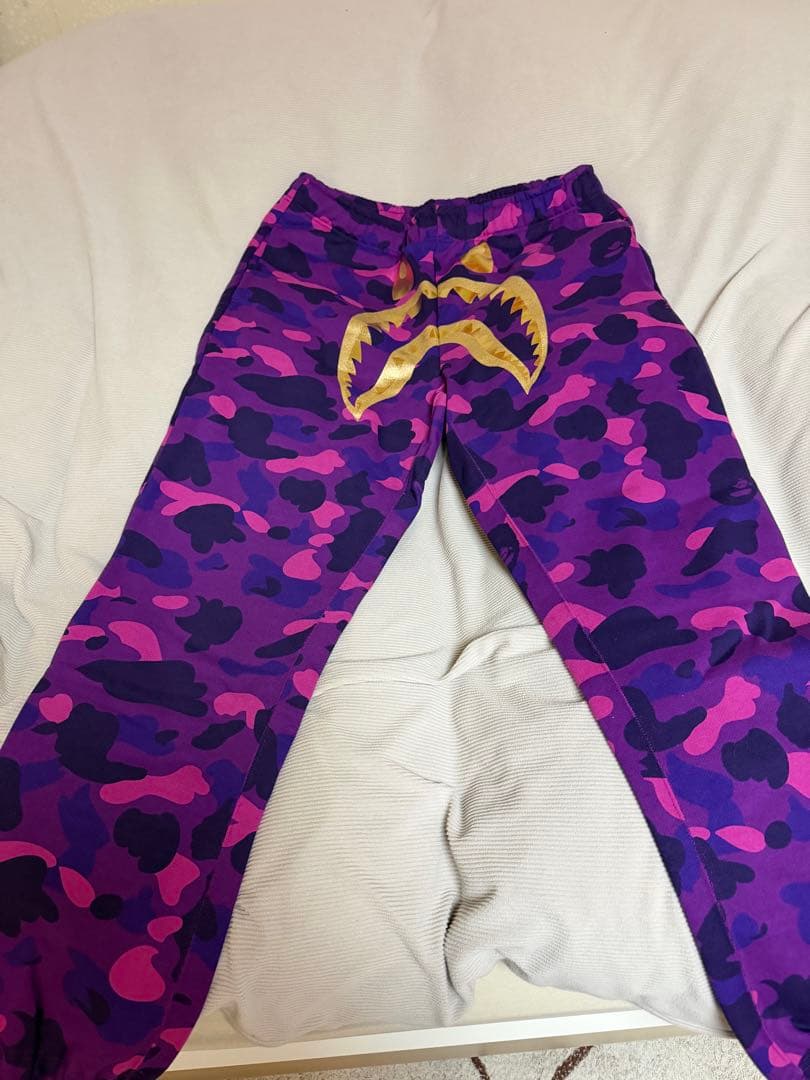 A BATHING APE シャークスエットパンツLL A BATHING APE