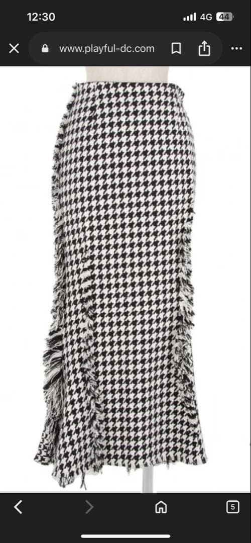 ヨウジヤマモトハウンドトゥーススカートM Yohji Yamamoto