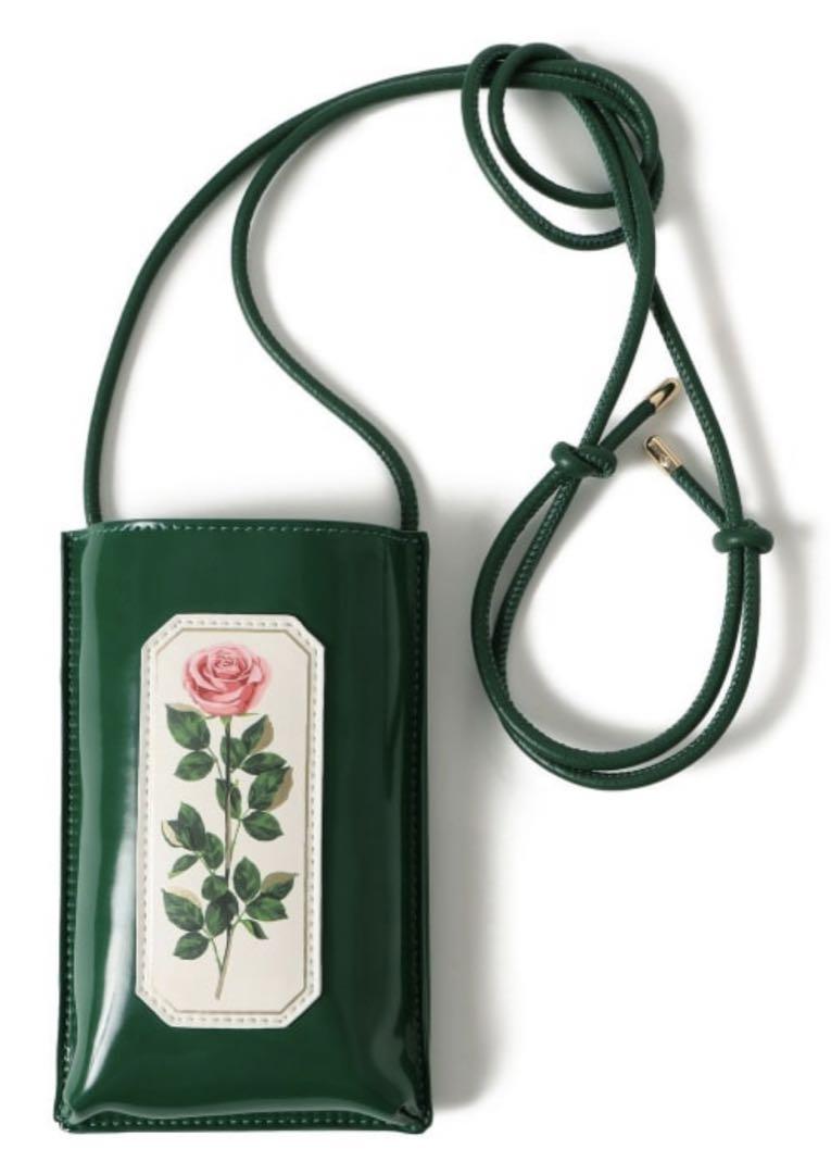 ルルメリー × ビームス コラボ スマホショルダー グリーン 完売品
