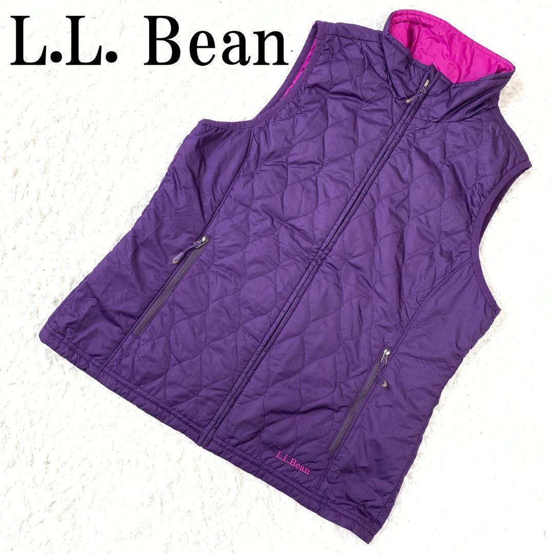 L.L. Bean エルエルビーン 中綿ベスト パープル S B9233