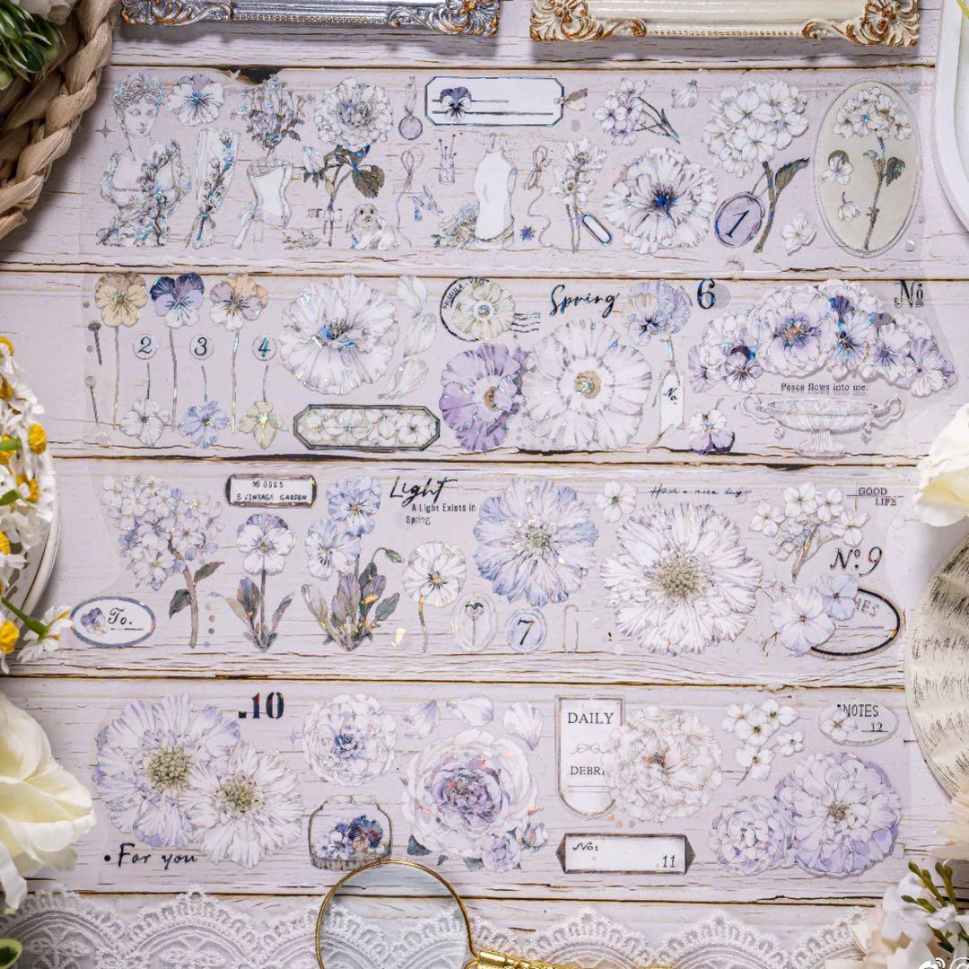 Shine ⑅⃛ 瑾薇 贝壳光 海外 マスキングテープ 装飾 コラージュ