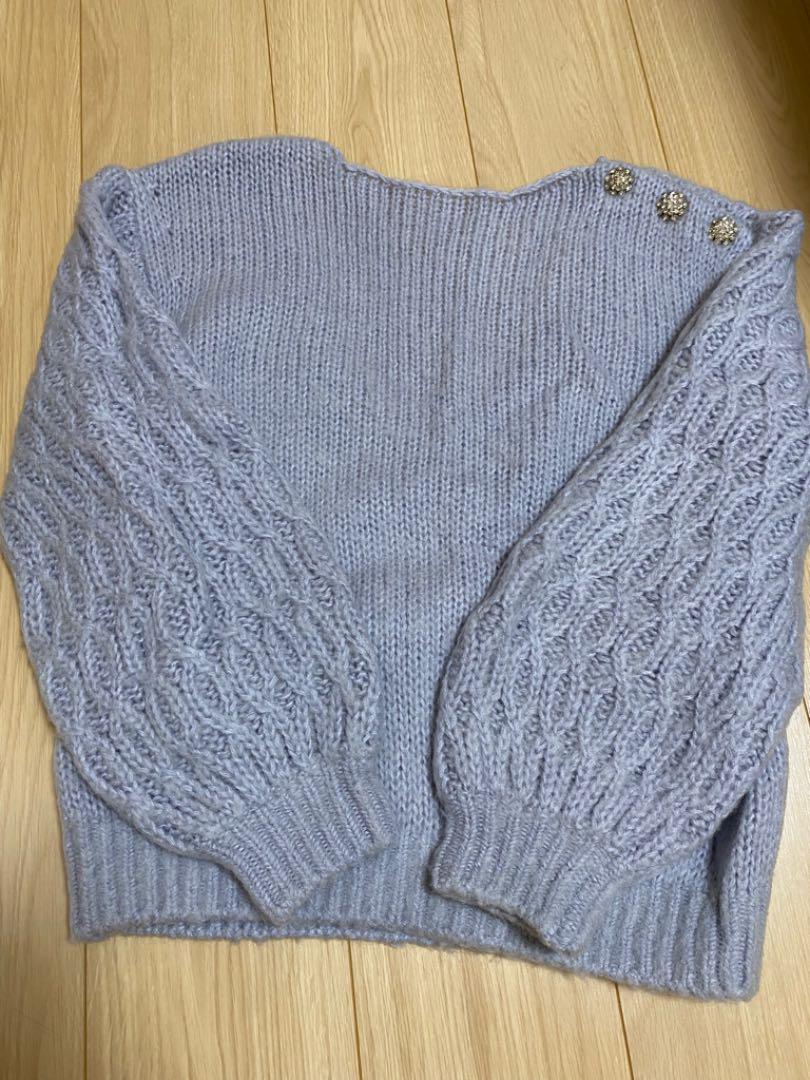 Mohair-blend Knit Pullover herlipto