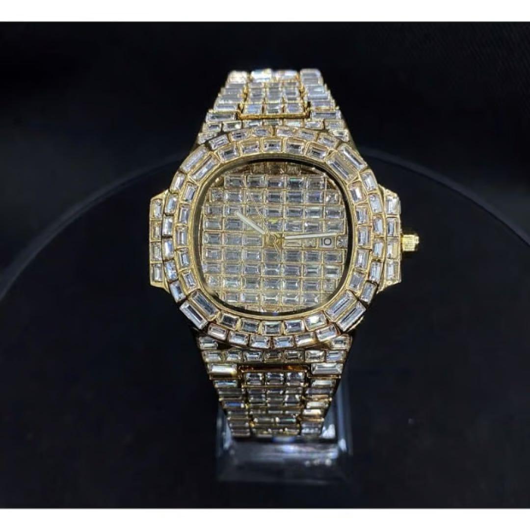 【極上ゴールドの輝き】完全体ブリンブリンウォッチ　18kコーティング