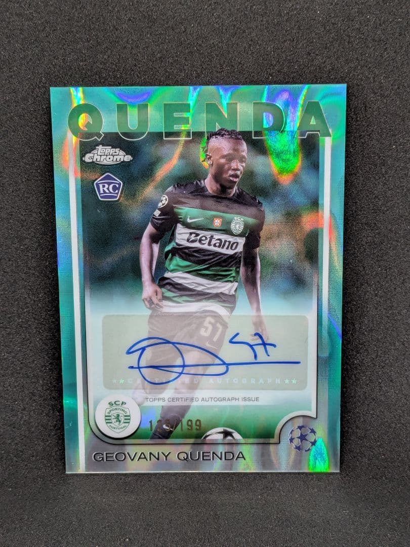 Topps Chrome UCC GEOVANY QUENDA カラーマッチ