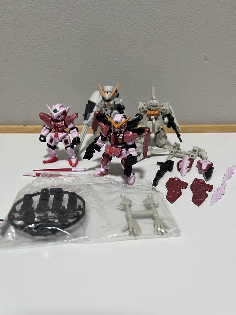 【値下げ中】モビルスーツアンサンブル ガンダムキャリバーン 全塗装 改造品 水星の魔女』フィギュア「MSアンサンブルEX」に「ガンダム