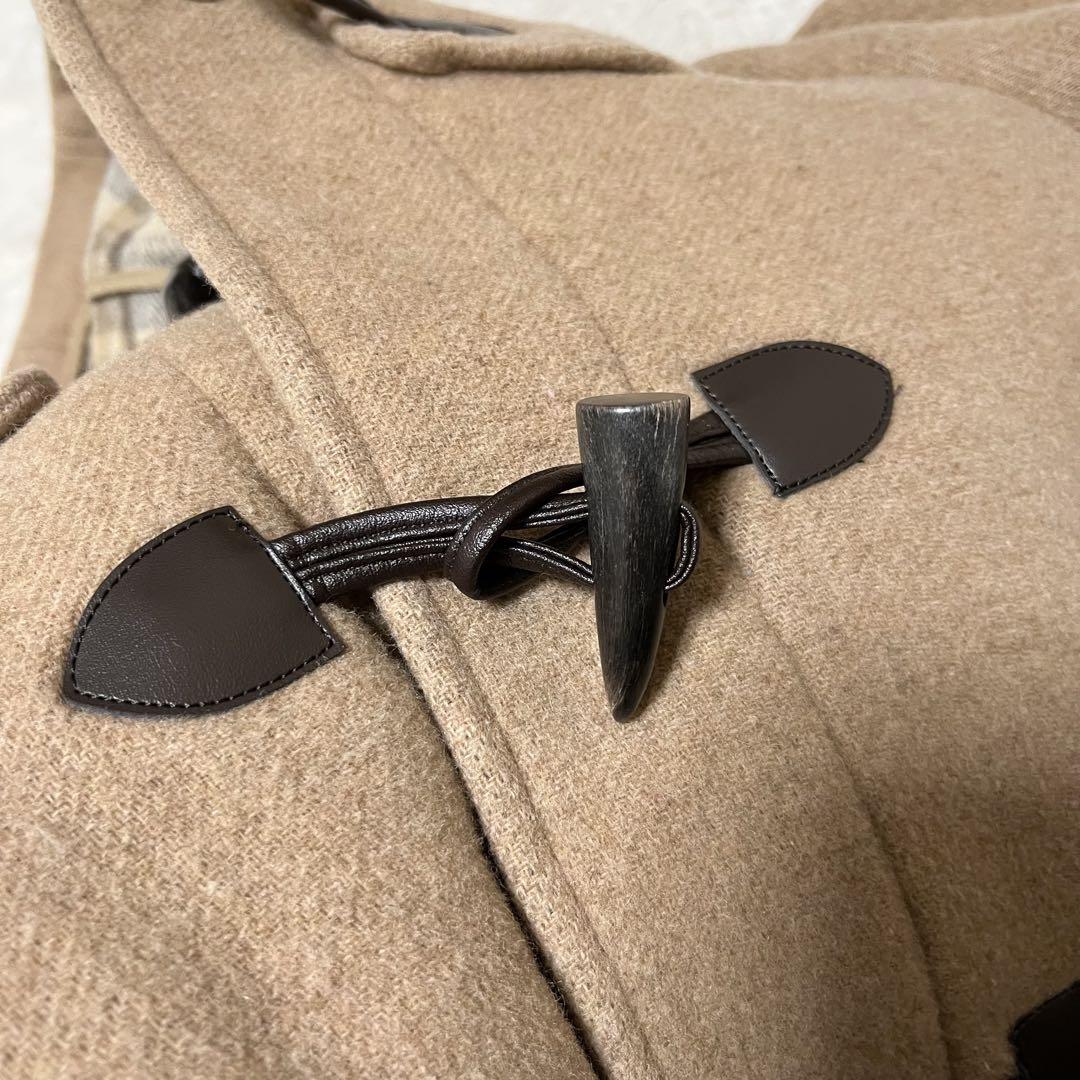 イーストボーイ　ダッフルコート　チェック　ベージュ　M 9