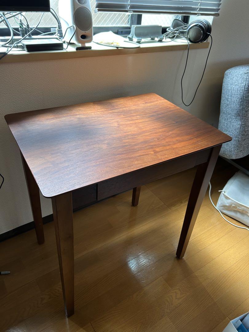 ウォールナット　デスク　70cm