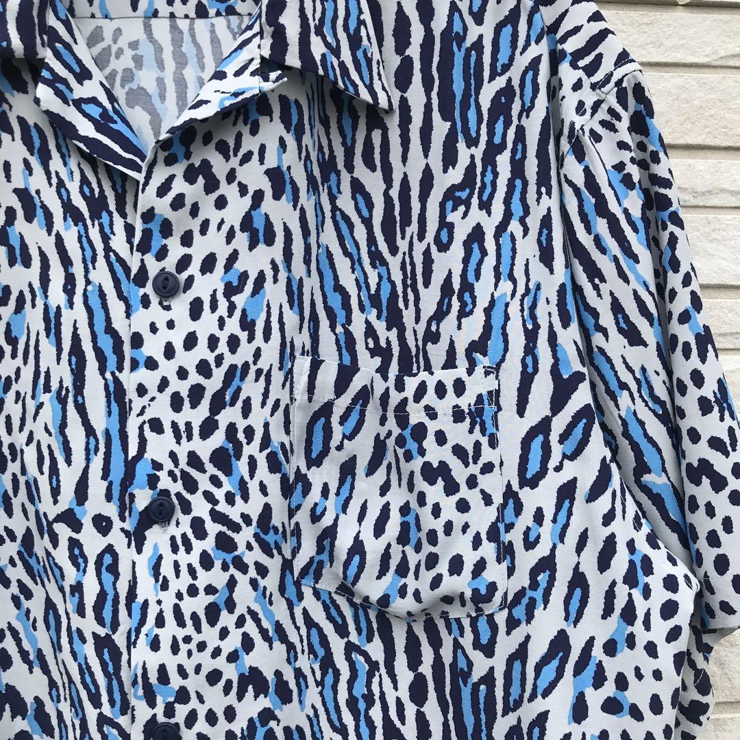 【特別セール品】 レオパード XL シャツ Schott レーヨン メルカリ - 青 782-4123016 トップス
