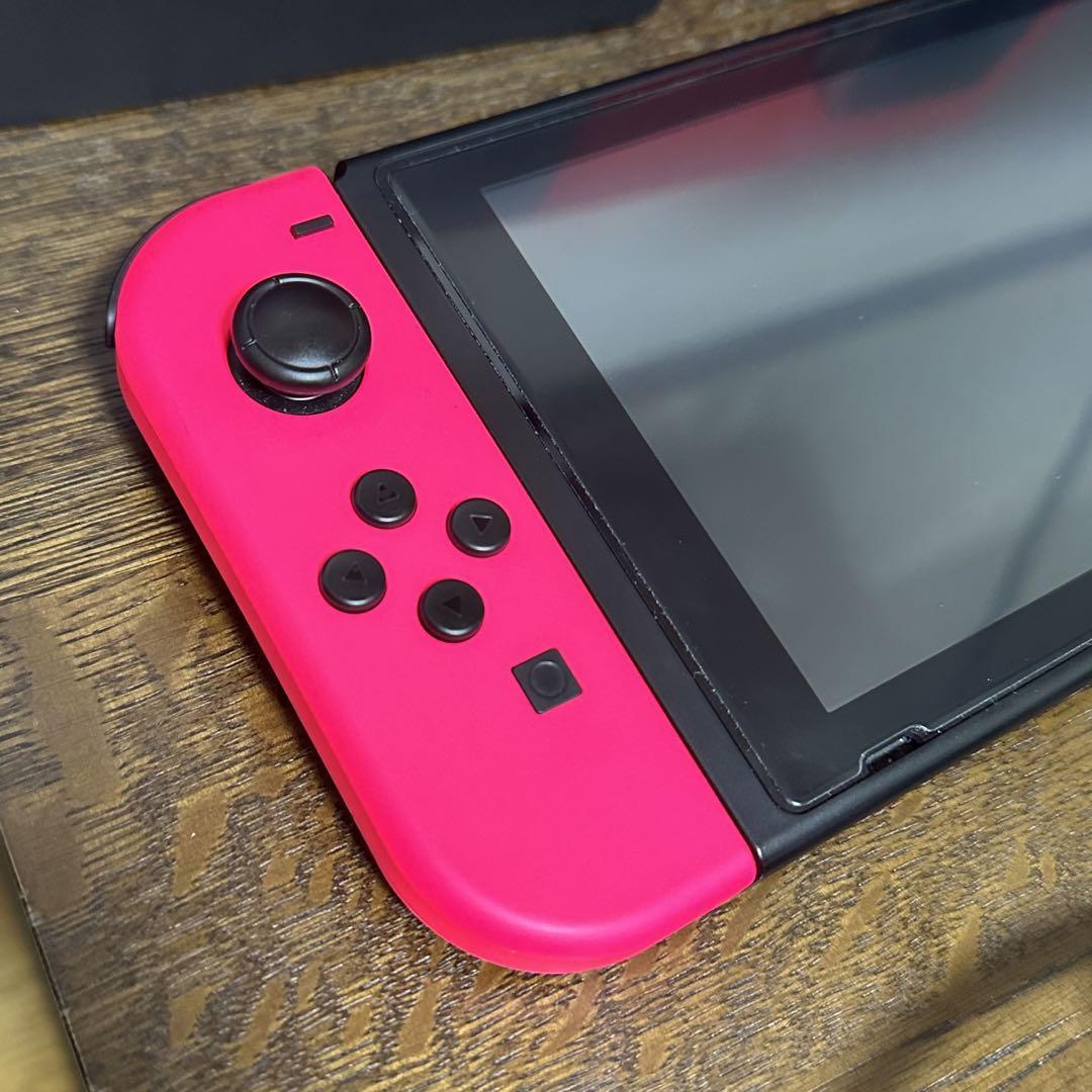 2021年購入　箱あり　ニンテンドーswitch ネオンピンク　ネオンブルー